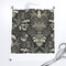 Neutral Woodland Dark Green Cream Beige Forest Damask Mushroom Gray Custom Pre-pasted Wallpaper by Spoonflower Pre-Pasted Wallpaper 2FT Wide